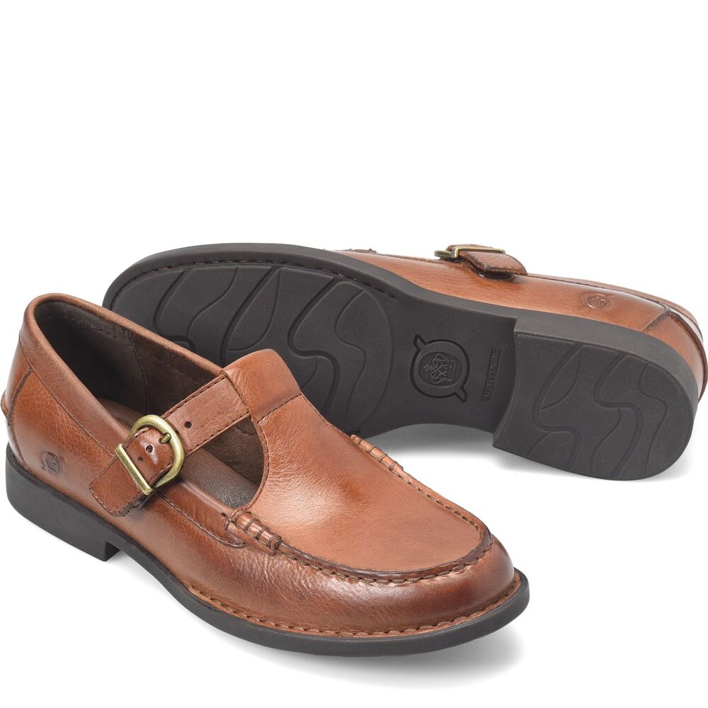 Born Women’s Solera Miki Leather Loafers Brown Size 8M BR0061316 - Picture 2 of 11